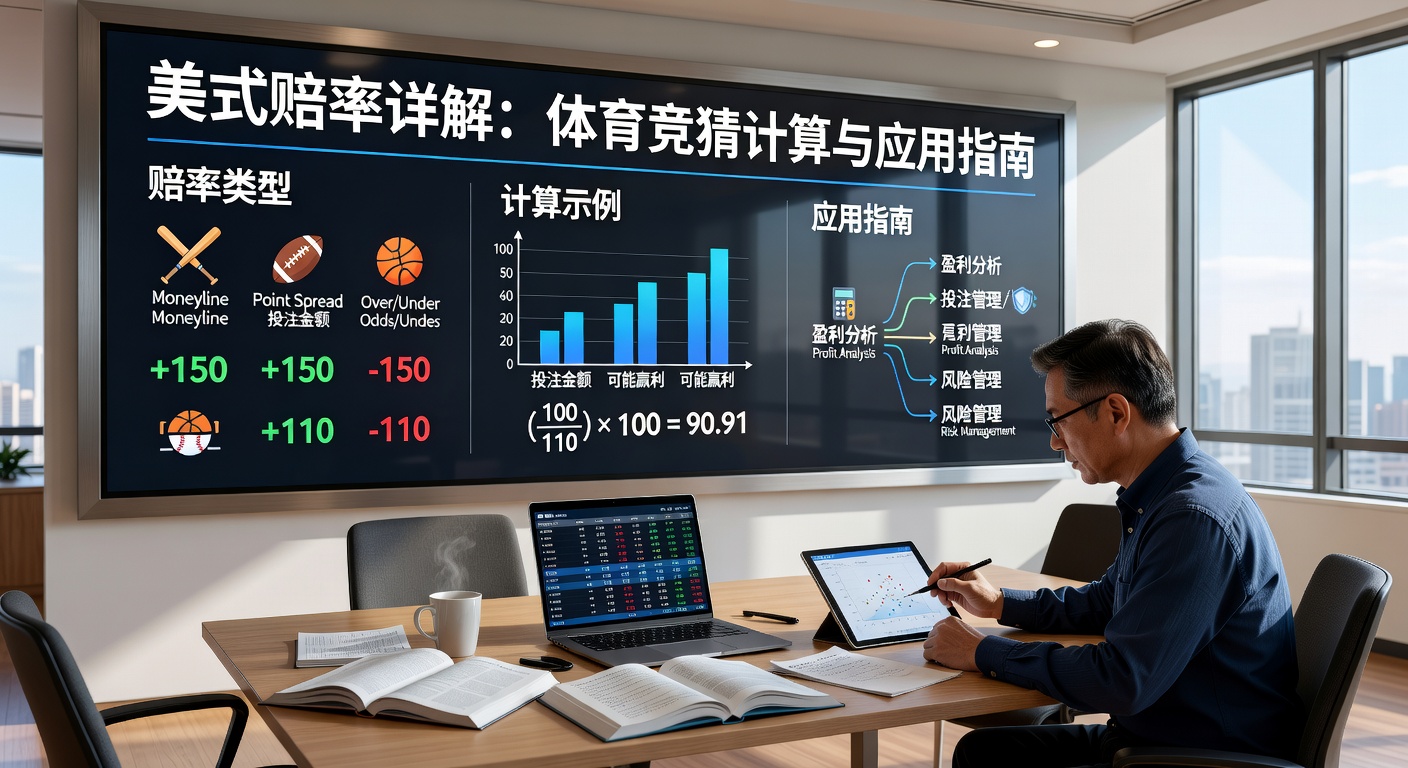 美式赔率 American Odds 详解：赛事竞猜计算与应用