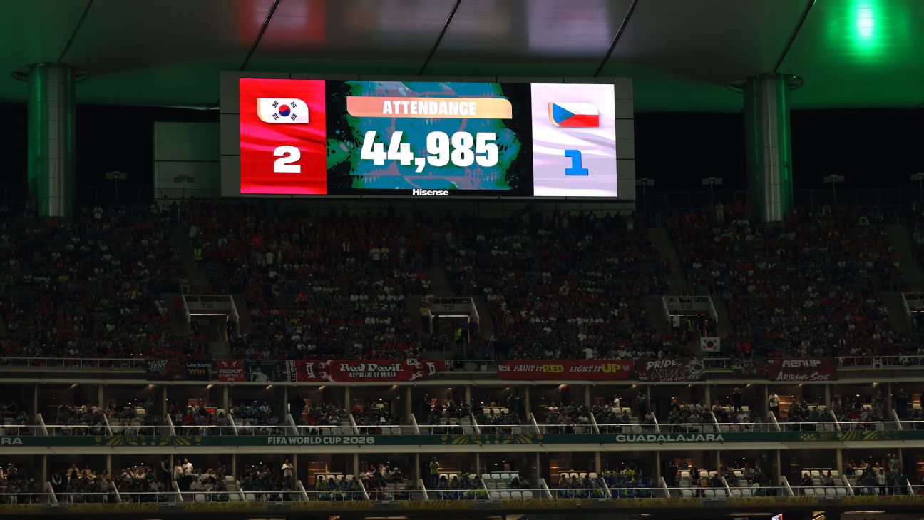 FIFA为韩捷世界杯上座数辩护：44985人基于运营数据，包含走廊活动的购票球迷
